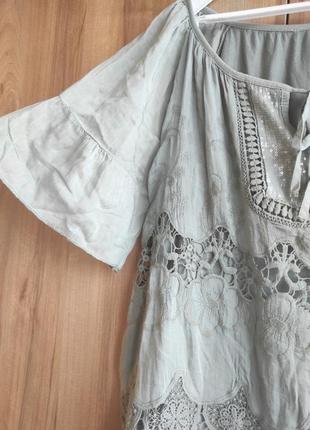 Шелковая блуза италия2 фото