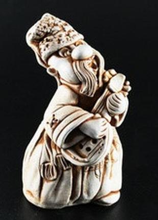 Статуетка козак бандурист netsuke charm гіпс 13х7х7 см (14687)