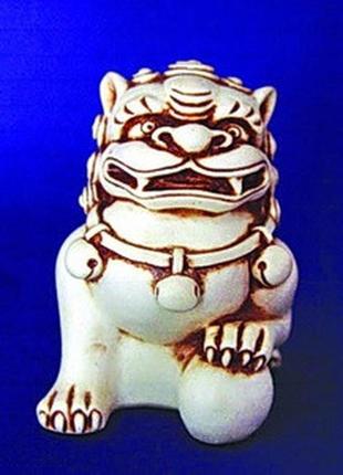 Статуетка нецке карасиси фо netsuke гіпс 6.2x6.1x4.3 см натура...