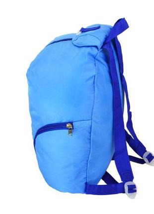 Рюкзак міський складаний fold brolly dasfour 41х29х14 см синій...2 фото