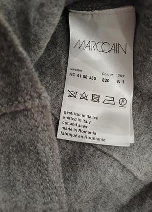Классическая блузка серого цвета marc cain.5 фото