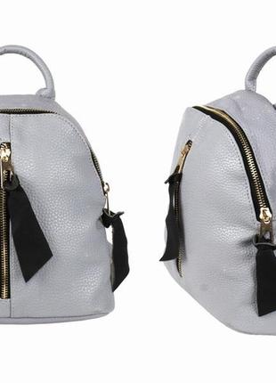 Рюкзак міський backpack mini-peel 23х18,5х9,5 см сірий (22457)1 фото