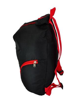 Рюкзак міський складаний fold brolly dasfour 41х29х14 см чорни...2 фото