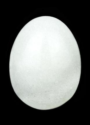 Фігурка яйце камінь №9 розмір 4,5х3,5х3,5 см, білий (24729)