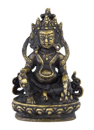 Статуя дзамбали бронза давній тибетський стиль 8,2 см (26318)