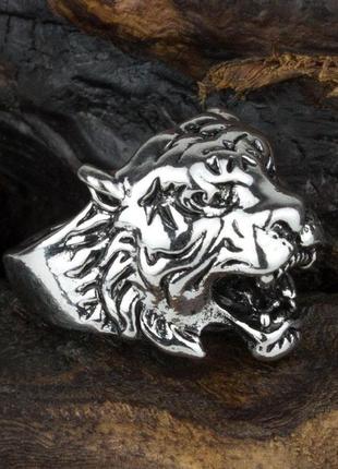 Перстень win тигр сталь розмір 22 сталевий (25451)