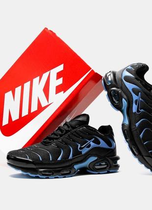 Nike tn air max plus black university blue (original box)3 фото