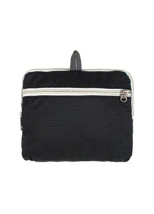 Рюкзак міський складаний black 40х30х14 см чорний (23381)3 фото