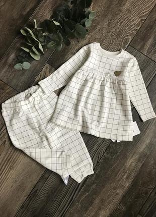 Костюм платье теплый костюм 74см zara george mango h&m