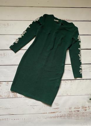 Платье , красивое платье, зелёное платье , обтягивающее платье, сукня