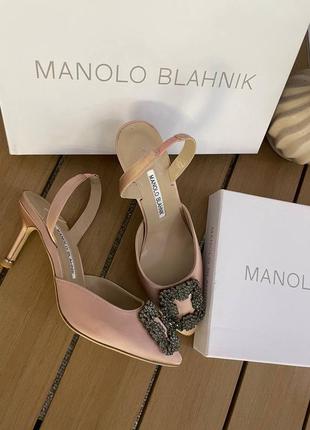 Босоножки manolo blahnik пудра 🤍 скидка 30%