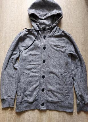 Кофта чоловіча нс гудзиках, з капюшоном h&m