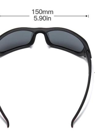 Поляризаційні окуляри dearmiliu,преміум якість,чорні, uv4002 фото