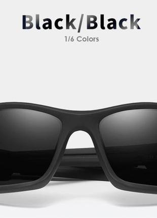Поляризаційні окуляри dearmiliu,преміум якість,чорні, uv4008 фото