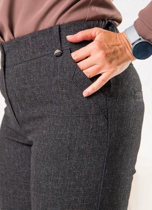 Жіночі укорочені брюки марсела сіра6 фото