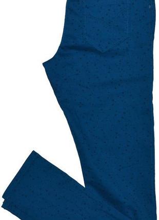 Стильні блакитні джинси із сердечками р.42/44 ru groggy by jbc3 фото