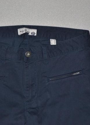 Базові котонові темно-сині штани джинси від tcm tchibo3 фото