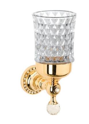 Стакан для зубних щіток kugu swan 406g, золото