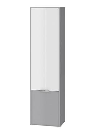 Пенал у ванну juventa sofia sfp-170 сірий з кошиком для білизни