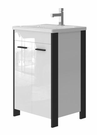 Тумба для ванної juventa brooklyn br-55 з умивальником soft-55...