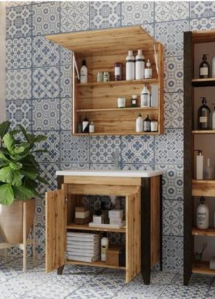 Дзеркальна шафа juventa queen qnmc-80 дуб вотан