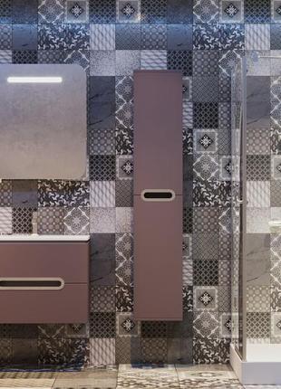 Дзеркальна шафа juventa prato prm-70 з підсвіткою6 фото