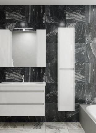 Дзеркало у ванну juventa bronx brxmc-100 біле з підсвіткою і ш...