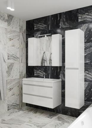 Дзеркало у ванну juventa bronx brxmc-100 біле з підсвіткою і ш...