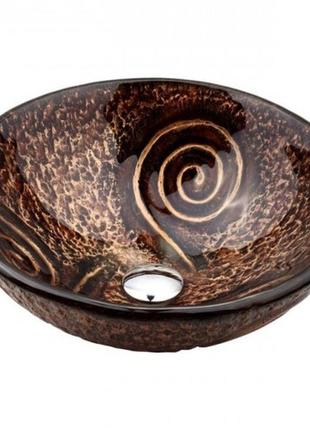 Скляний умивальник luna kraus gv-650-19mm