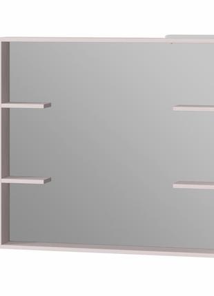 Дзеркало з підсвічуванням brooklyn brm-90 juventa у ванну біле