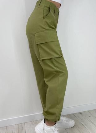 Коттоновые брюки карго 48-го размера. 0260682 фото