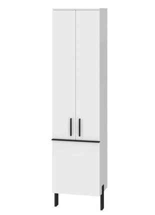 Пенал у ванну juventa manhattan mhp-170 білий з кошиком для бі...