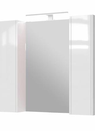 Дзеркало у ванну juventa bronx brxmc-90 біле з підсвіткою і ша...