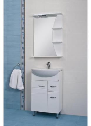 Дзеркало для ванної кімнати з підсвічуванням rio sv риоз1-55 ю...2 фото