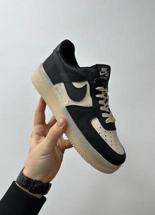 🙃знижка 41 розмір nike air force 1 low suede кросівки чорні демісезон весна осінь черные кроссовки3 фото