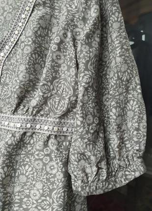 Шелковая блуза monsoon, шёлк, шовк.4 фото