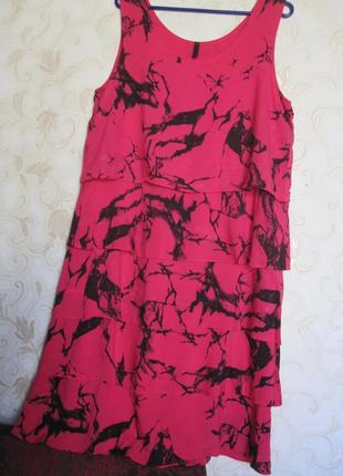 Оригинальное платье из штапеля