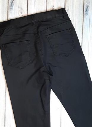 🤩1+1=3 зауженные черные джинсы джеггинсы скинни под кожу new look, размер 44 - 465 фото