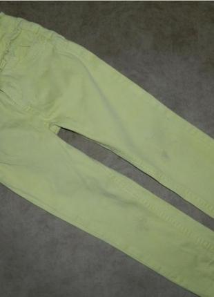 Штаны джинсы жёлтые на девочку 4-5 лет denim & co1 фото