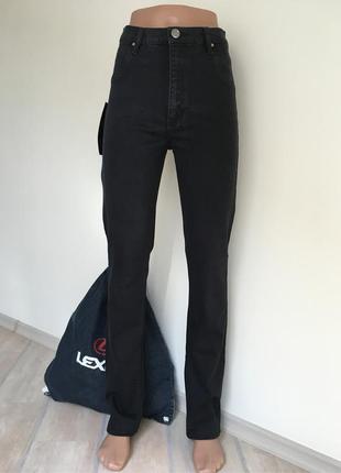 Завужені джинси жіночі прямі висока талія завищена посадка кла...3 фото