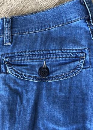 Шорти чоловічі джинсові з накладними кишенями4 фото