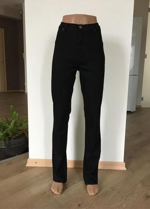 Джинси жіночі lexus jeans lexnew чорні класичні з високою талією