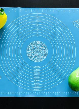 Силіконовий килимок для випікання і розкатки тіста3 фото