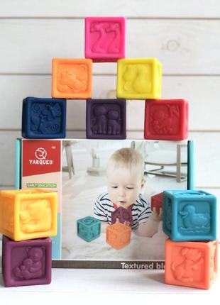 Текстурні кубики для раннього розвитку дітей
