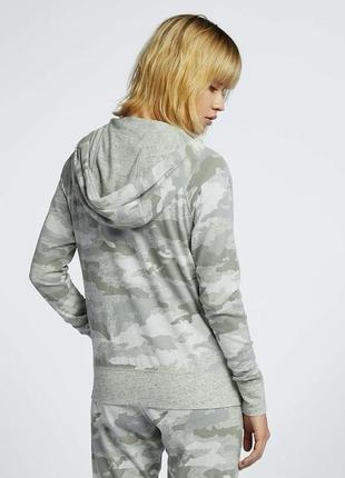Nike women’s camo gray sportswear gym full zip hoodie жіноче худі, кофта з капюшоном2 фото