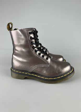 Шкіряні високі черевики мартенси dr.martens pascal