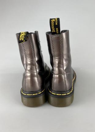 Шкіряні високі черевики мартенси dr.martens pascal3 фото