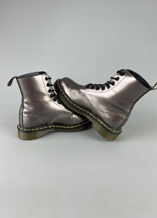 Шкіряні високі черевики мартенси dr.martens pascal5 фото