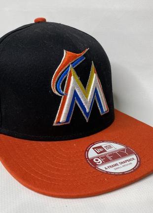 Кепка бейзболка miami marlins new era