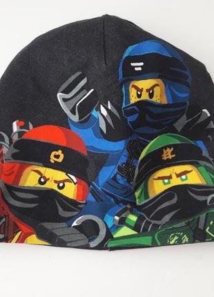 Шапка lego от h&m на 4-6 лет котон